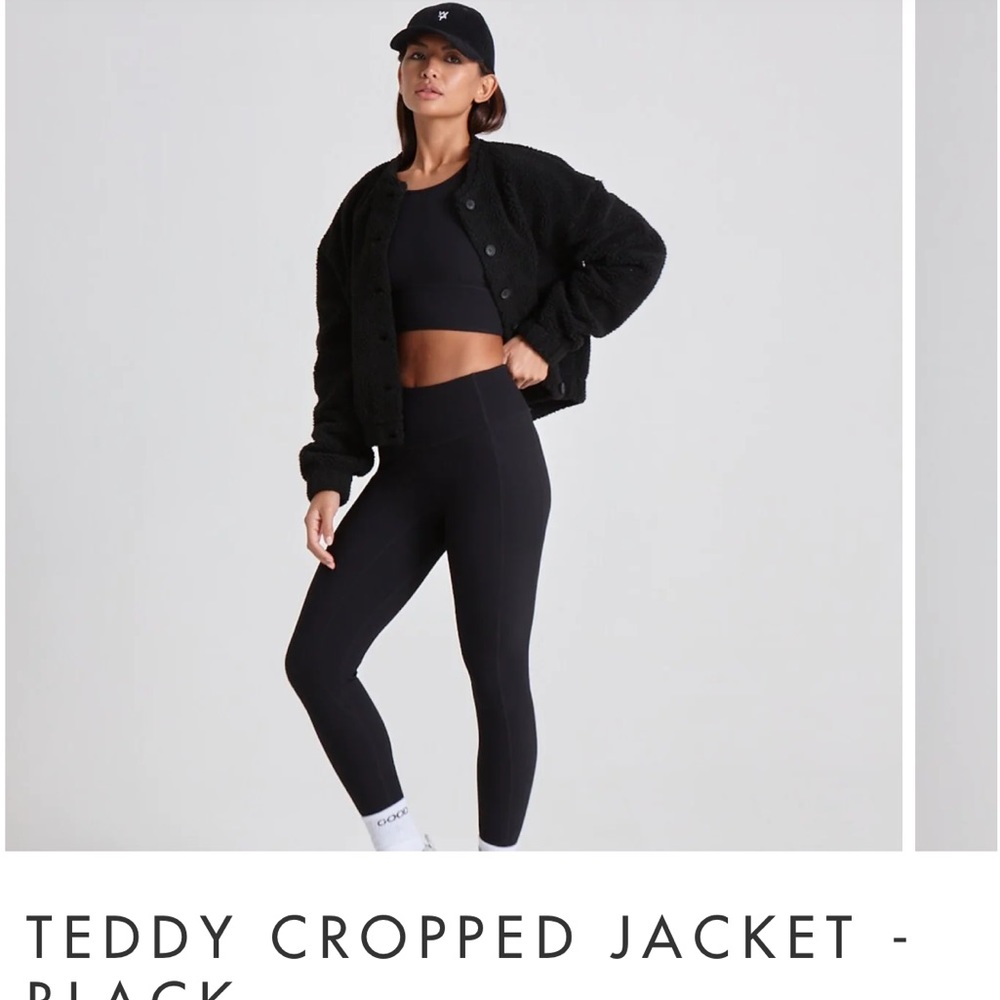 Teddy Cropped Jacket
